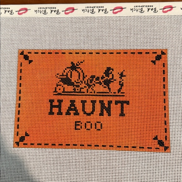 Bad B Halloween needlepoint canvas - Picture 3 of 3